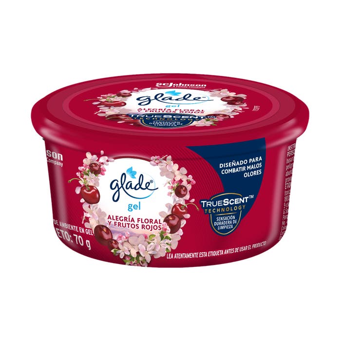 Glade Gel Floral y Frutos Rojos - 70gr