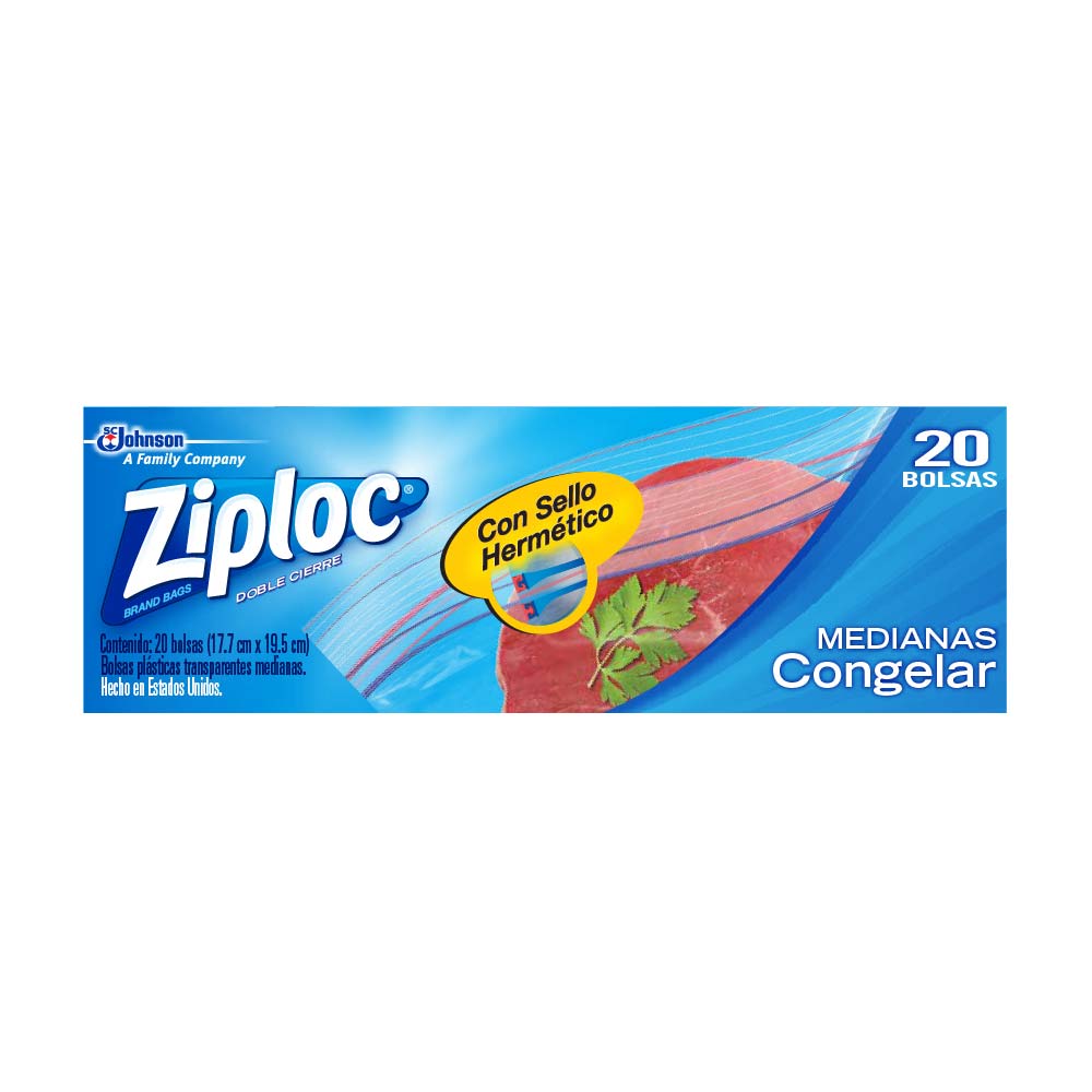 Ziploc®, Consejos importantes para congelar alimentos, marca Ziploc®