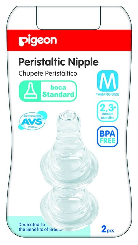 Chupón peristáltico B-S M Pigeon - 2 und