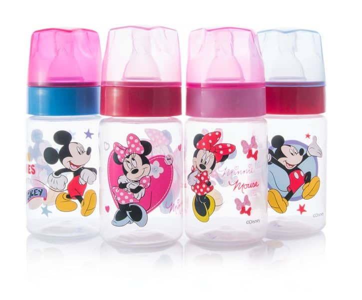 Biberon boca standard Mickey Minnie Disney baby - 4 onz