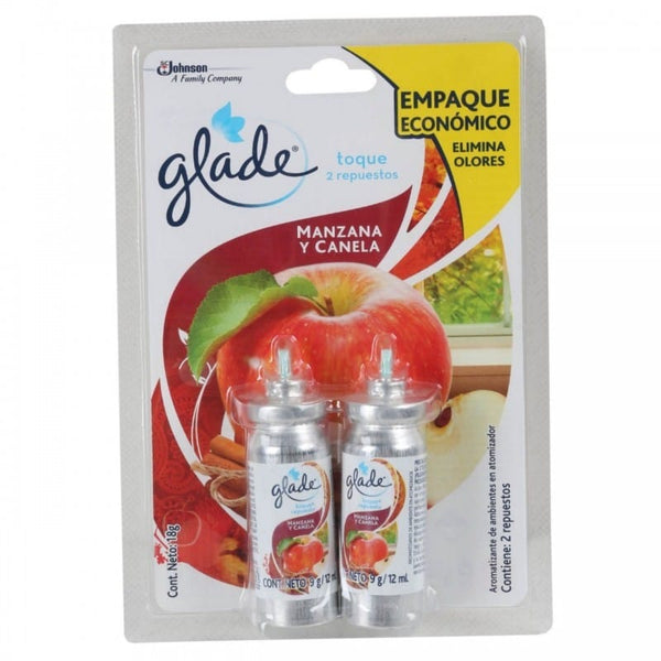 Glade Toque repuesto Manzana Canela x2 - 18g