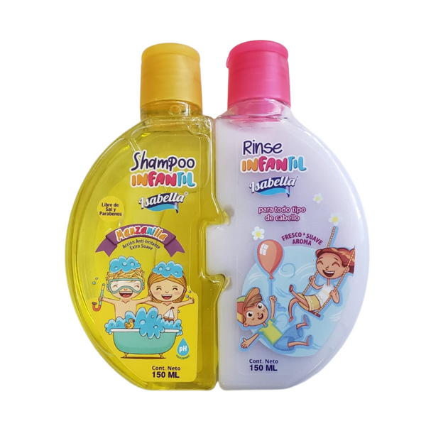 Set de Shampoo + Rinse Infantil Isabella 300 ml