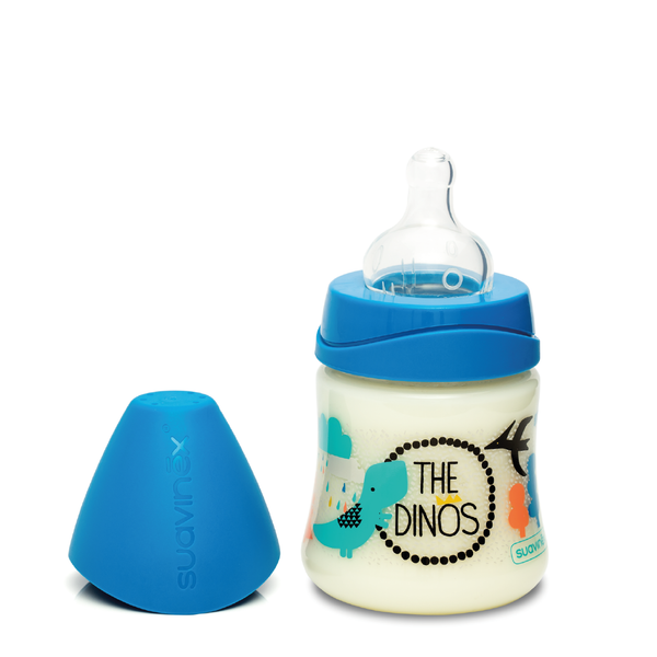 Biberón Redondo Suavinex DINO - 150ml 3 posiciones