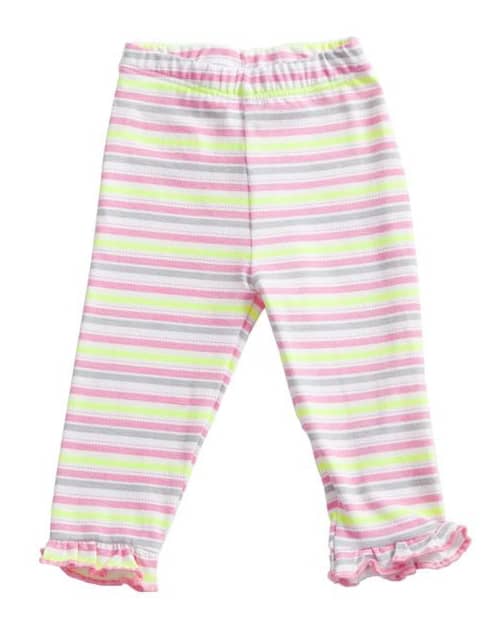 Pantalón niña rosado rayas Monó