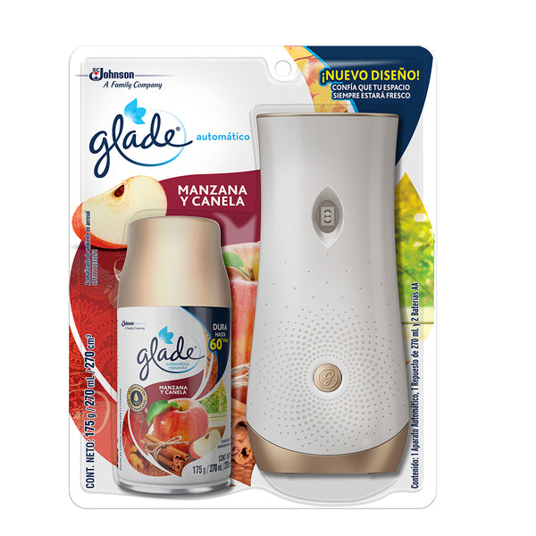 Glade Automático Manzana Canela 3 en 1 - 175g