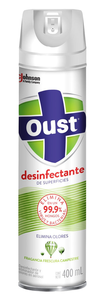 Oust Desinfectante Frescura Campestre - 400ml