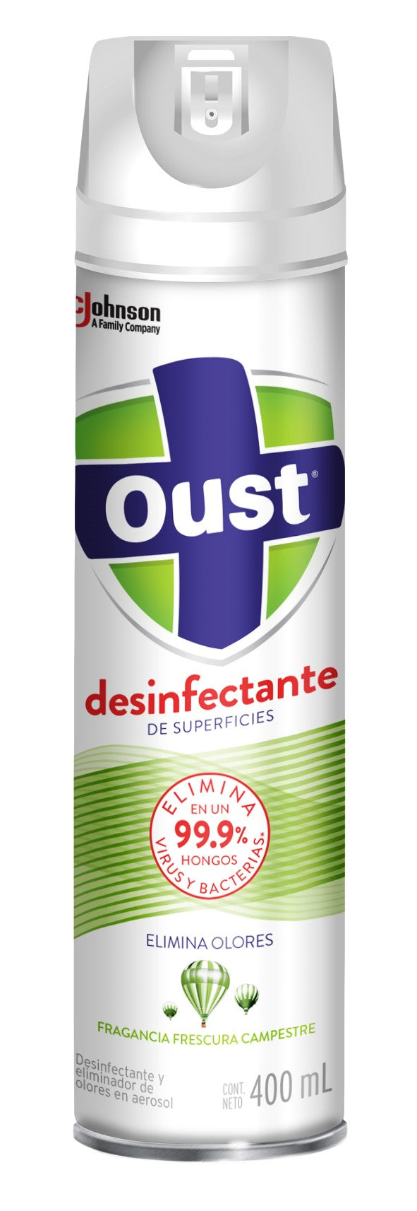 Oust Desinfectante Frescura Campestre - 400ml