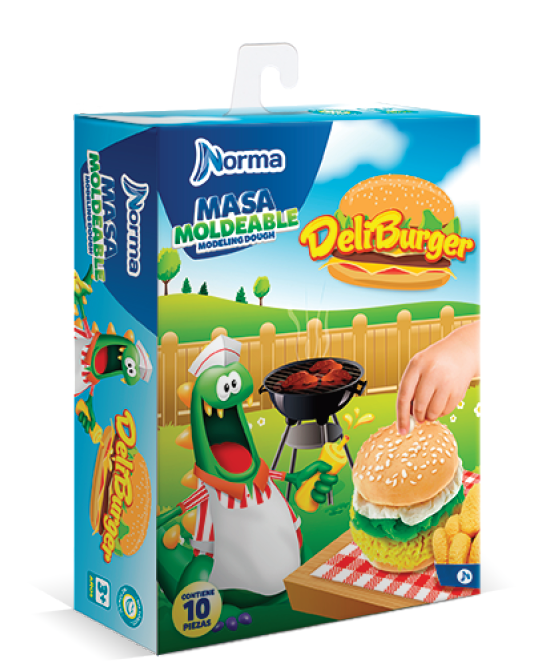 Kit de Masa Moldeable Deli Burger