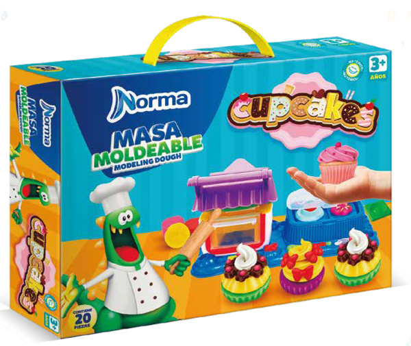 Kit Masa Moldeable Cupcakes