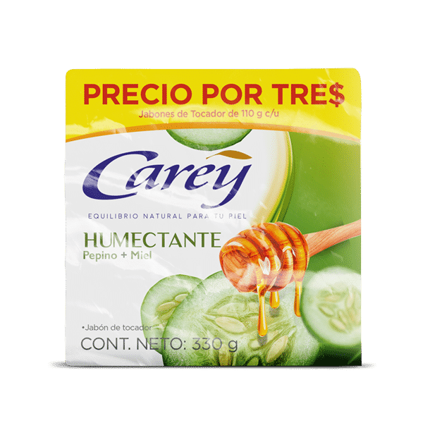 Jabón Carey Humectante x3 330gr