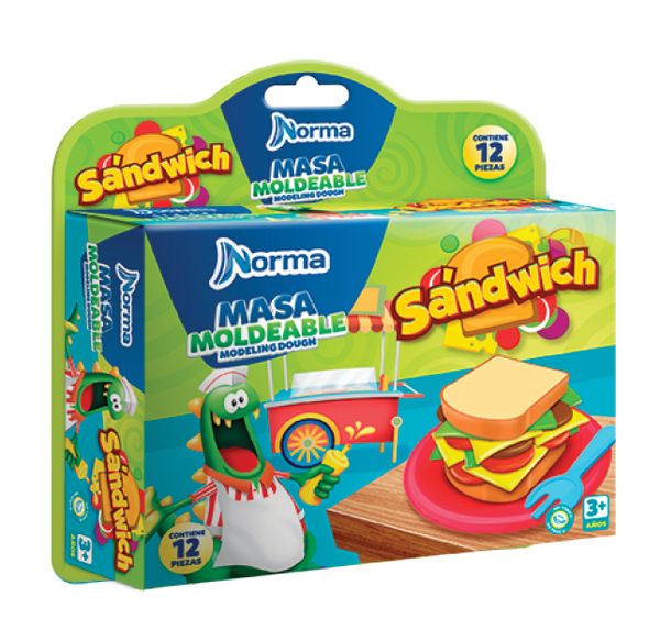 Kit de Masa Moldeable Sándwich