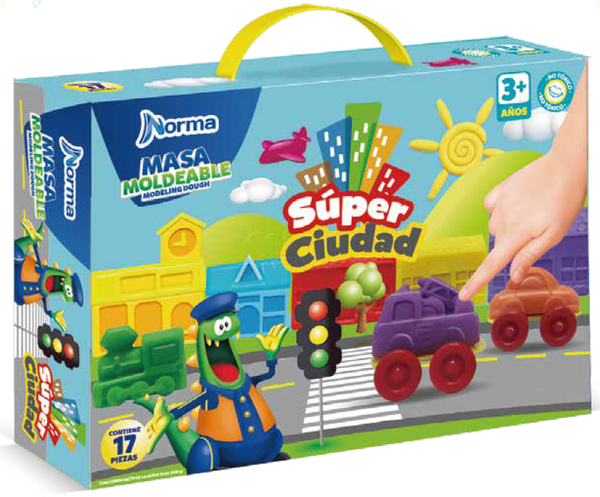 Kit de Masa Moldeable Super Ciudad
