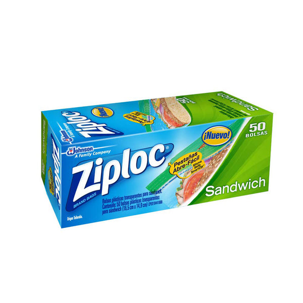 Ziploc para Sandwich - 50und