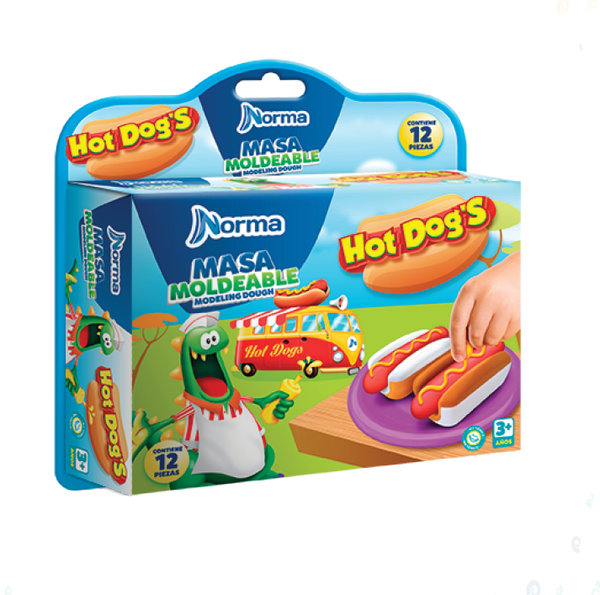 Kit de Masa Moldeable Hot Dog's
